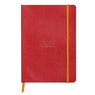 Rhodia Softcover Notebook - A5 - Poppy - Dotted